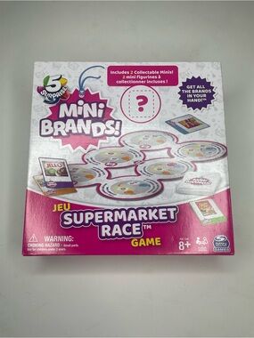 Mini Brands Supermarket Race Game - Pink